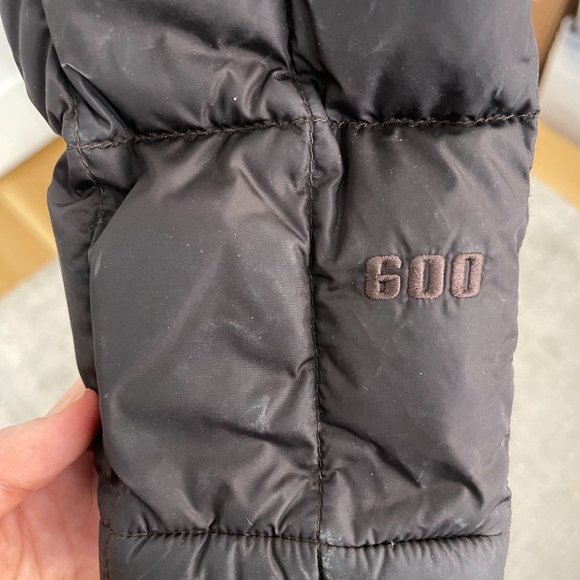The North Face Jacket, Chocolate Brown Puffer, 600 Goose Down Long Coat, Small - Picture 4 of 9